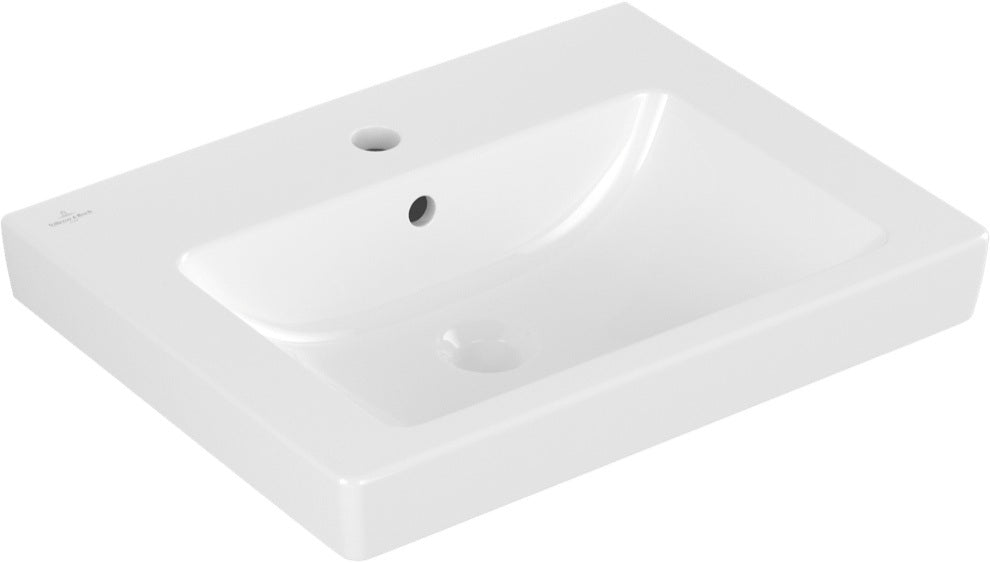 Villeroy & Boch Wandwaschbecken Subway 2.0 550 x 440 mm Weiß Alpin – Rechteckige Sanitärkeramik