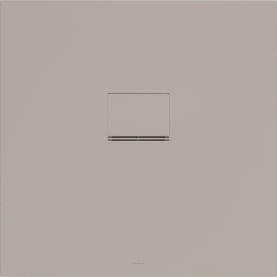 Villeroy & Boch Squaro Infinity Duschwanne 1000x1000mm Stone White – Rutschhemmung Klasse C