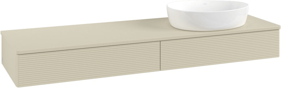 Villeroy & Boch Waschbeckenunterschrank Antao L16150 1600 mm Anthracite Matt Lacquer