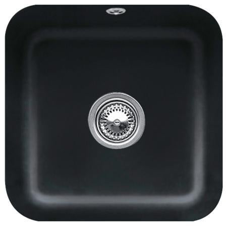 Villeroy & Boch Unterbauspüle Cisterna 50 Ebony CeramicPlus 445x445 mm Keramik