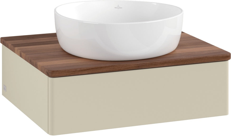 Villeroy & Boch Waschbeckenunterschrank Antao 600 mm Anthrazit Matt mit Auszug