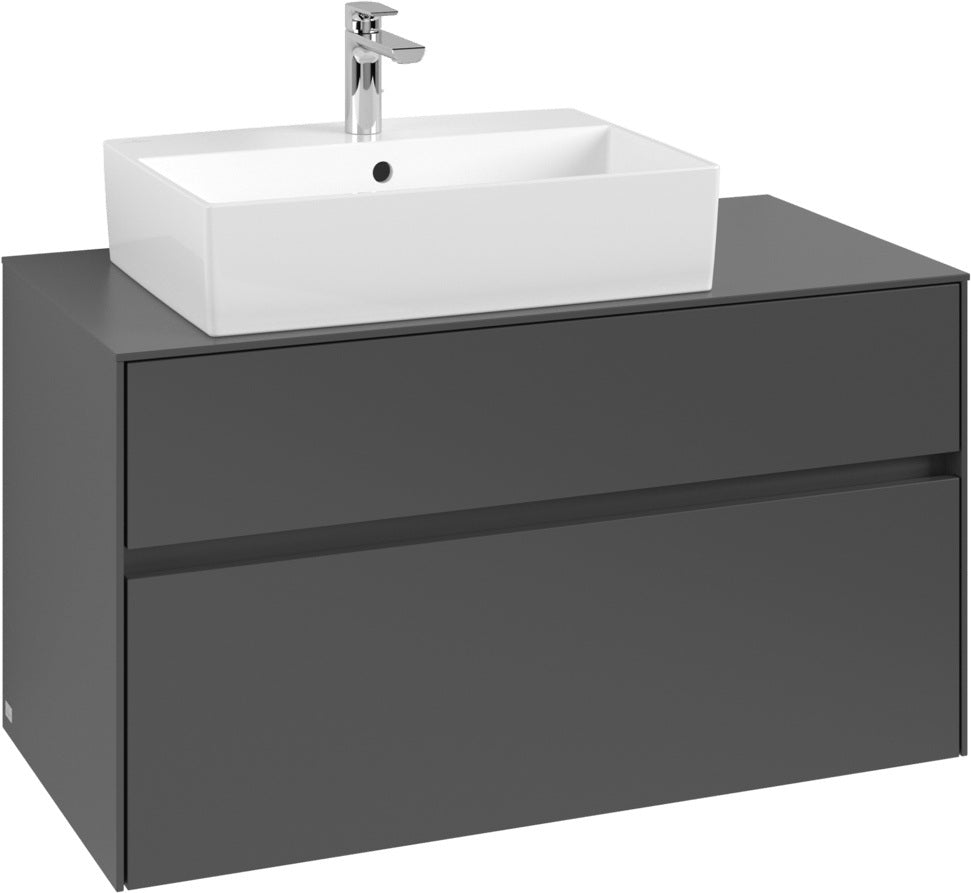 Villeroy & Boch Waschtischunterschrank Collaro C126 B0 1000 mm White Oak mit Beleuchtung
