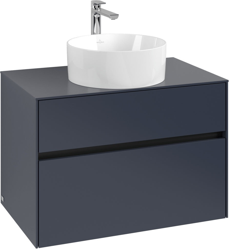 Villeroy & Boch Waschtischunterschrank Collaro C037 800 mm White Oak mit SoftClosing