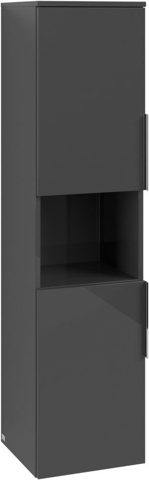 Villeroy & Boch Architectura Hochschrank B89700, 350 x 1400 x 346 mm, White Matt, 2 Türen, SoftClosing