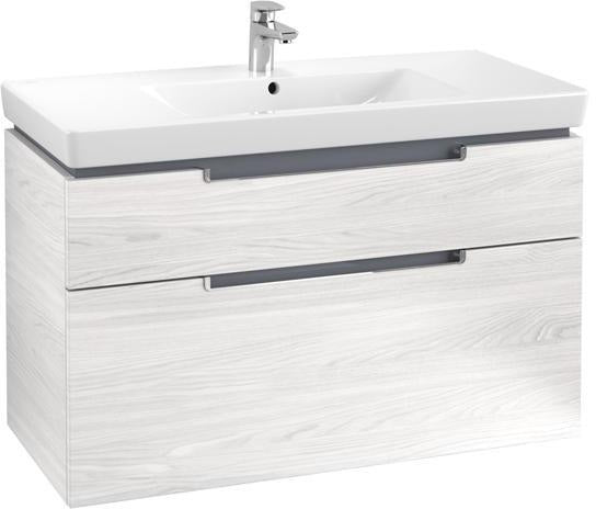 Villeroy & Boch Waschtischunterschrank Subway 2.0 in Santana Oak – 987 mm, wandhängend, 2 Auszüge