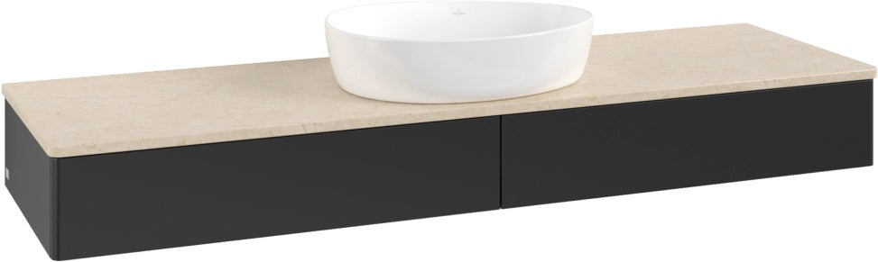 Villeroy & Boch Antao Waschbeckenunterschrank 1600 mm Anthrazit Matt mit SoftClosing