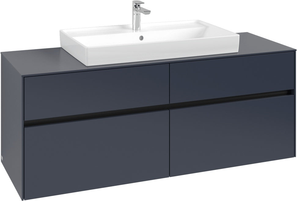 Villeroy & Boch Waschtischunterschrank Collaro C088 1400 mm White Oak, 4 Auszüge, SoftClosing