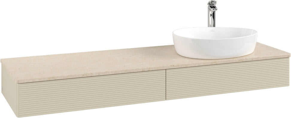 Villeroy & Boch Waschtischunterschrank Antao K16153 1600 mm Anthrazit Matt Lack