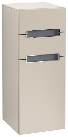 Villeroy & Boch SUBWAY 2.0 Seitenschrank 354 mm Eiche silbergrau – Wandhängend mit Soft-Close