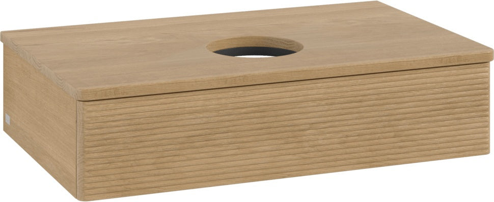 Villeroy & Boch Antao Waschbeckenunterschrank 800 mm Warm Walnut mit Auszugsbeleuchtung
