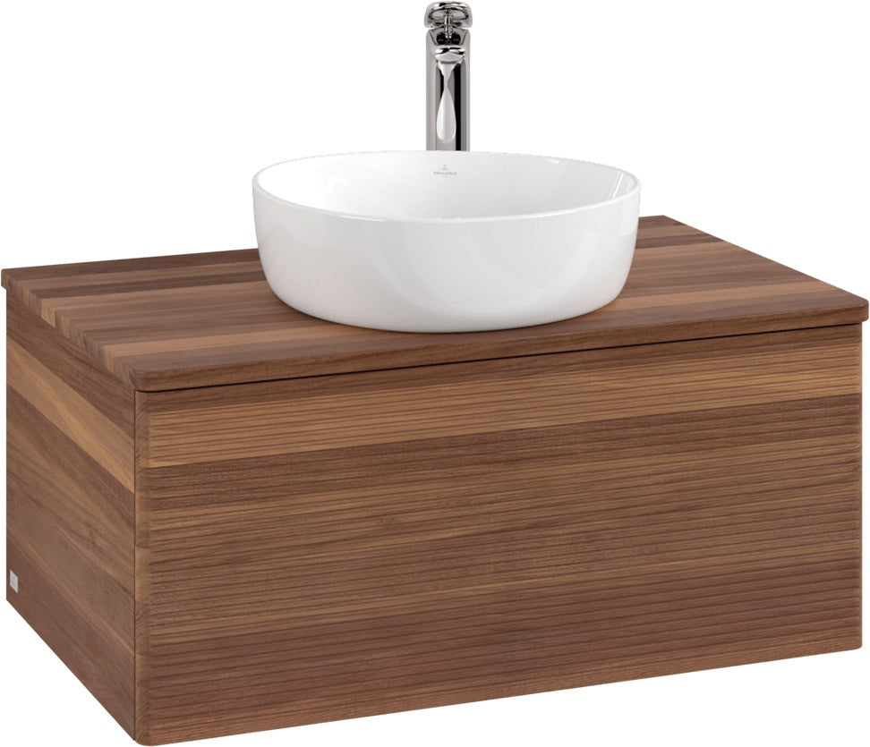 Villeroy & Boch Waschtischunterschrank Antao K30151 800 mm Warm Walnut mit Auszug