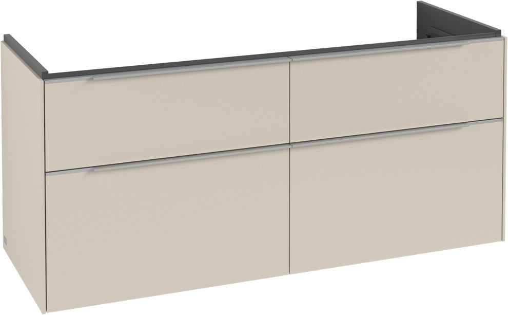 Villeroy & Boch Subway 3.0 Waschtischunterschrank 1272 mm Brilliant White mit 4 Auszügen