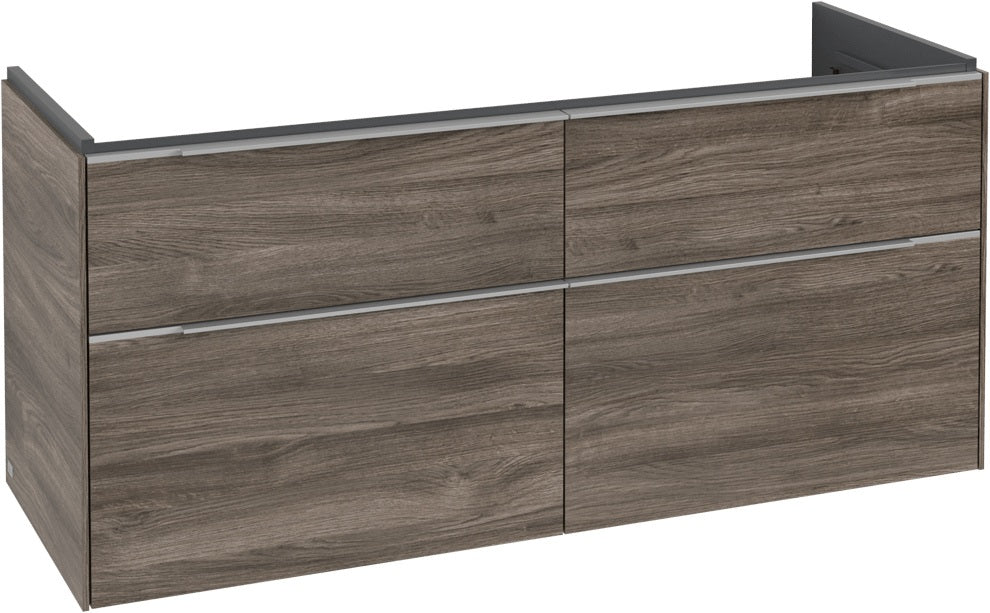 Villeroy & Boch Subway 3.0 Waschtischunterschrank 1272 mm Brilliant White mit 4 Auszügen
