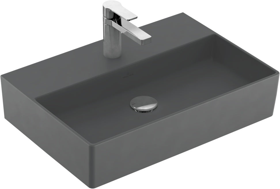 Villeroy & Boch Memento 2.0 Wandwaschbecken 600 mm Graphite CeramicPlus