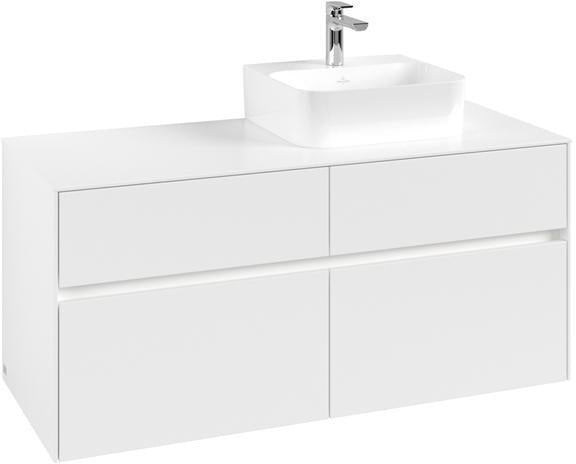 Villeroy & Boch Waschbeckenunterschrank Collaro C099B0 1200 mm White Matt mit LED-Beleuchtung