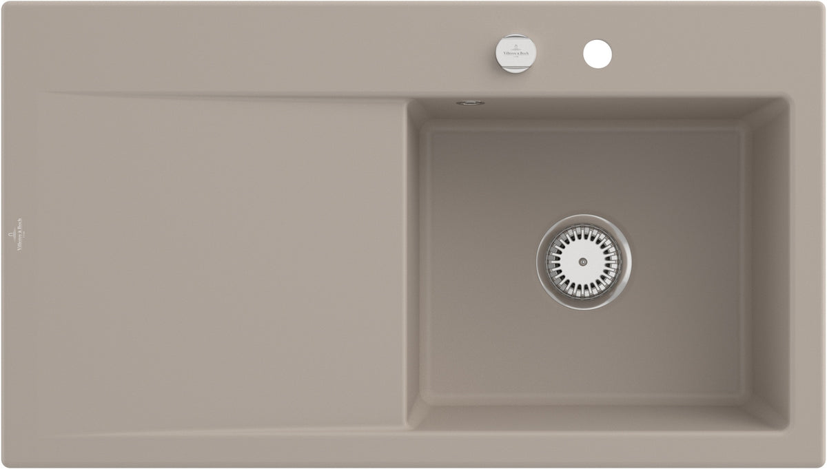 Villeroy & Boch Einbauspüle Subway Style 50 Weiß Alpin CeramicPlus 900 mm