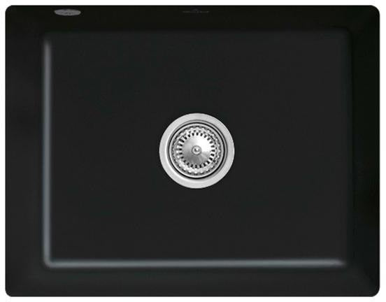 Villeroy & Boch Subway 60 SU Unterbauspüle 545x440 mm Keramik Ebony CeramicPlus
