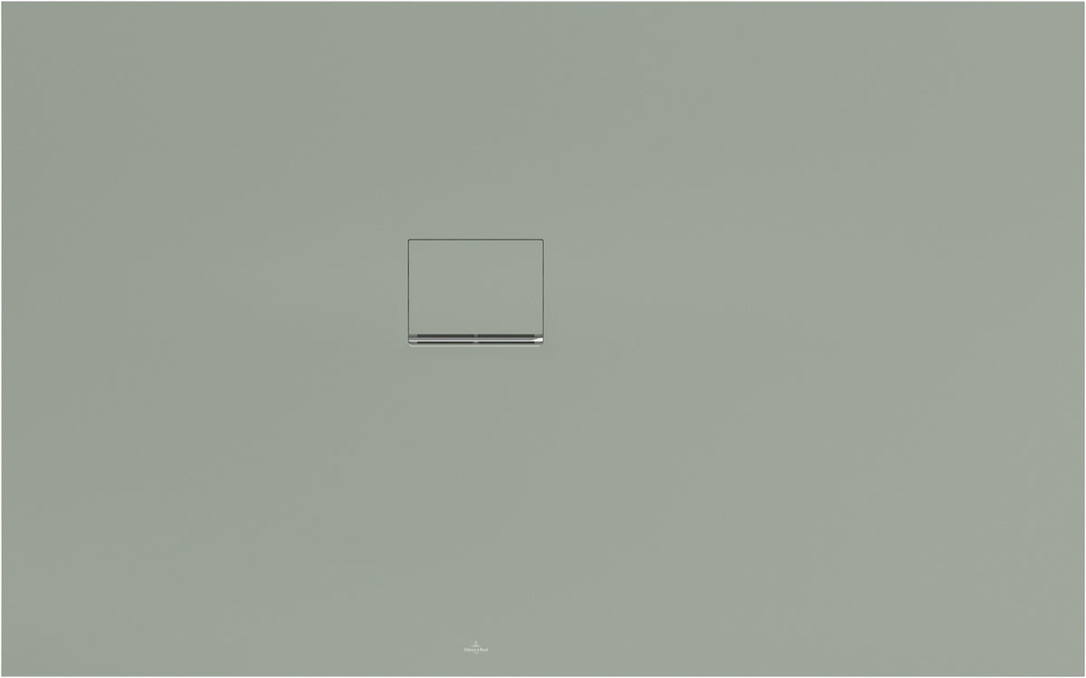 Villeroy & Boch Squaro Infinity Duschwanne 1600x1000mm Morning Green – Rechteck, Rutschhemmung C