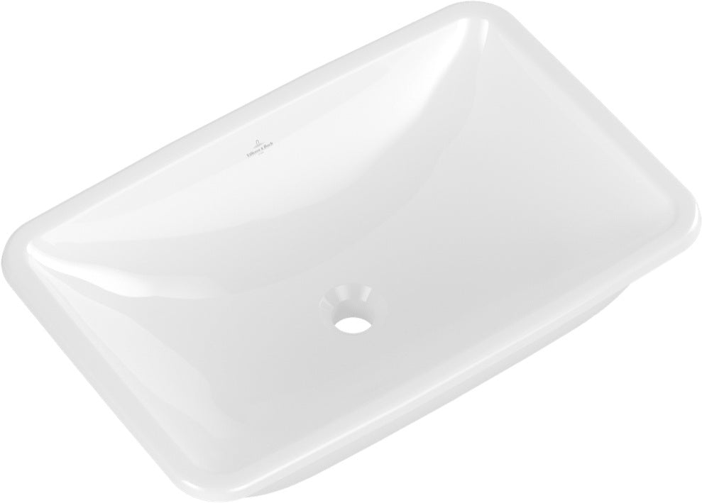 Villeroy & Boch Einbauwaschbecken Loop & Friends 4A64 510x340mm Weiß Alpin