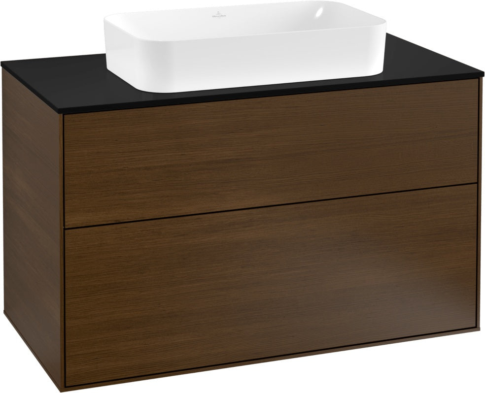 Villeroy & Boch Finion Waschtischunterschrank G23100GF 1000 mm Glossy White mit LED-Beleuchtung