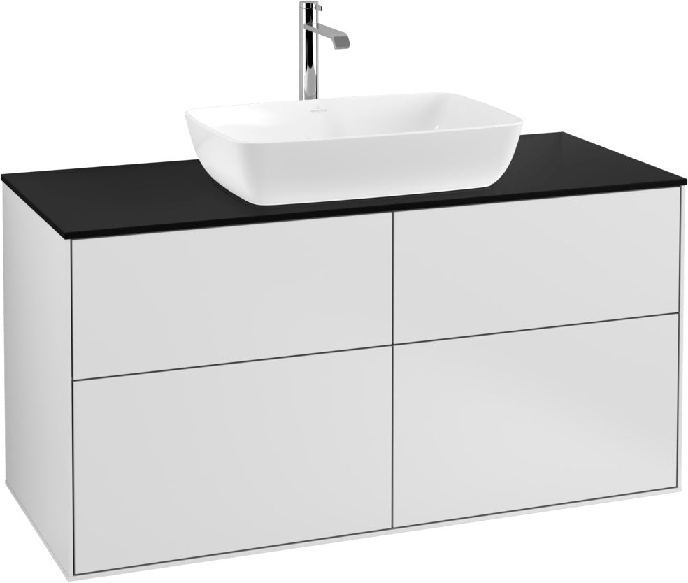 Villeroy & Boch Finion Waschtischunterschrank 1200 mm Glossy White Lacquer mit SoftClosing