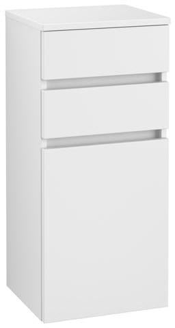 Villeroy & Boch Seitenschrank Legato B72801 400x870x350mm Eckig Soft Grey