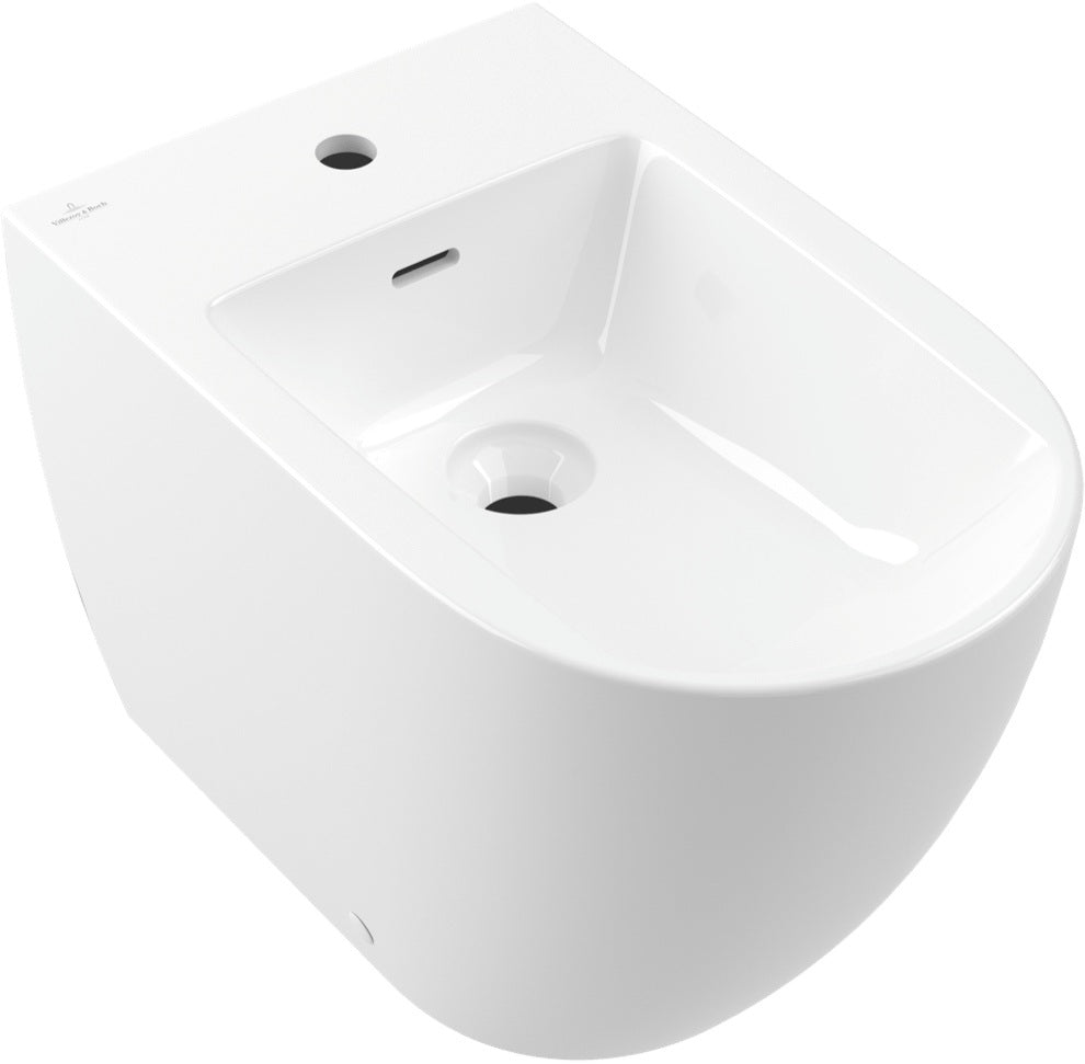 Villeroy & Boch Bodenstehendes Bidet Subway 3.0 370x600mm Oval Weiß Alpin