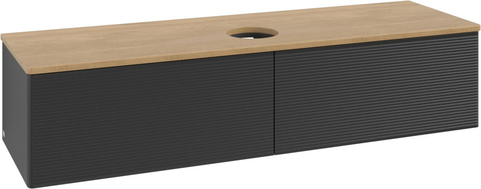 Villeroy & Boch Waschbeckenunterschrank Antao K36110 1600 mm Anthracite Matt Lacquer