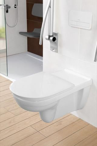 Villeroy & Boch ViCare WC-Sitz 9M67S1 mit SoftClosing, QuickRelease und AntiBac in Blue