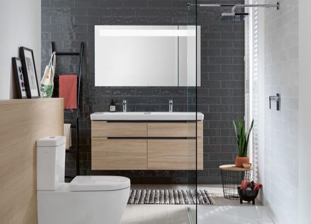 Villeroy & Boch Schrank-Doppelwaschtisch Subway 2.0 1300 mm Weiß Alpin