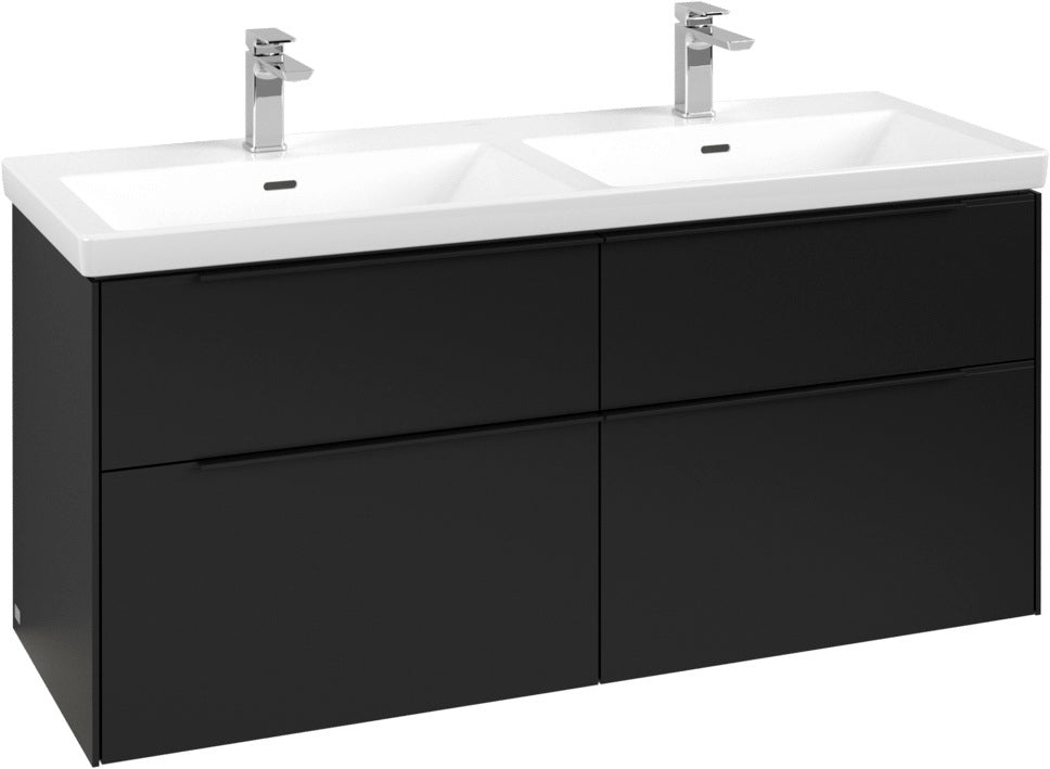Villeroy & Boch Waschtischunterschrank Subway 3.0 C 568L0 1272 mm Brilliant White mit LED