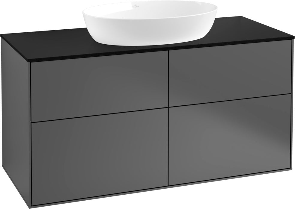 Villeroy & Boch Finion Waschbeckenunterschrank FA3200 1200 mm Glossy White Lacquer