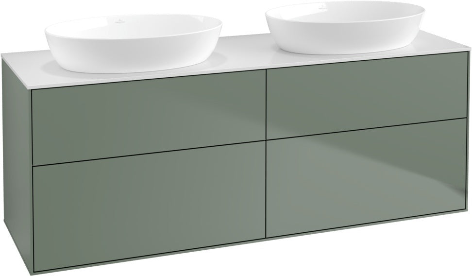 Villeroy & Boch Waschtischunterschrank Finion FA820 1600 mm Glossy White Lacquer