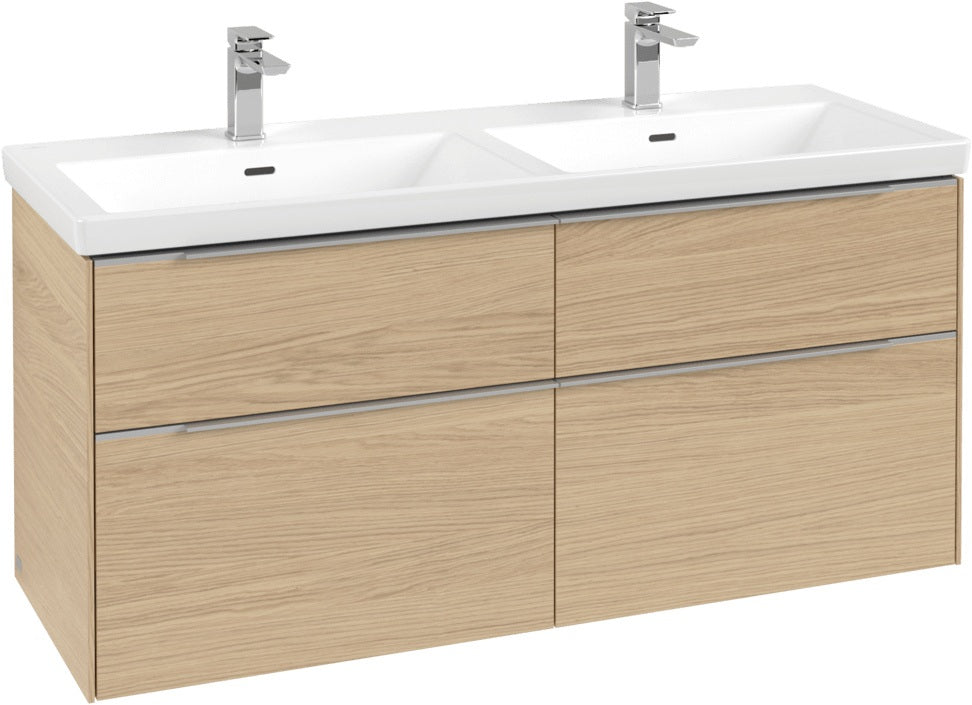 Villeroy & Boch Waschtischunterschrank Subway 3.0 C 568L0 1272 mm Brilliant White mit LED