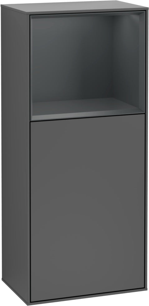 Villeroy & Boch Finion Seitenschrank G510GF, 418 mm, Glossy White Lacquer, mit Beleuchtung
