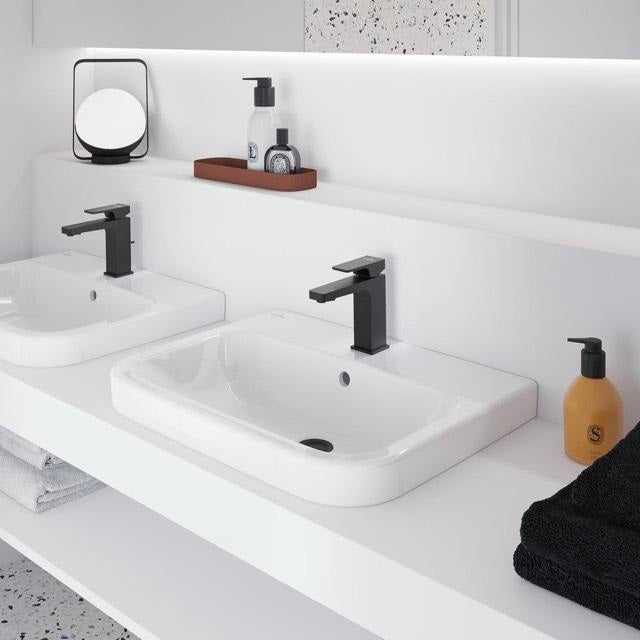 Villeroy & Boch Architectura Wandwaschbecken 600 mm Weiß Alpin Rechteck