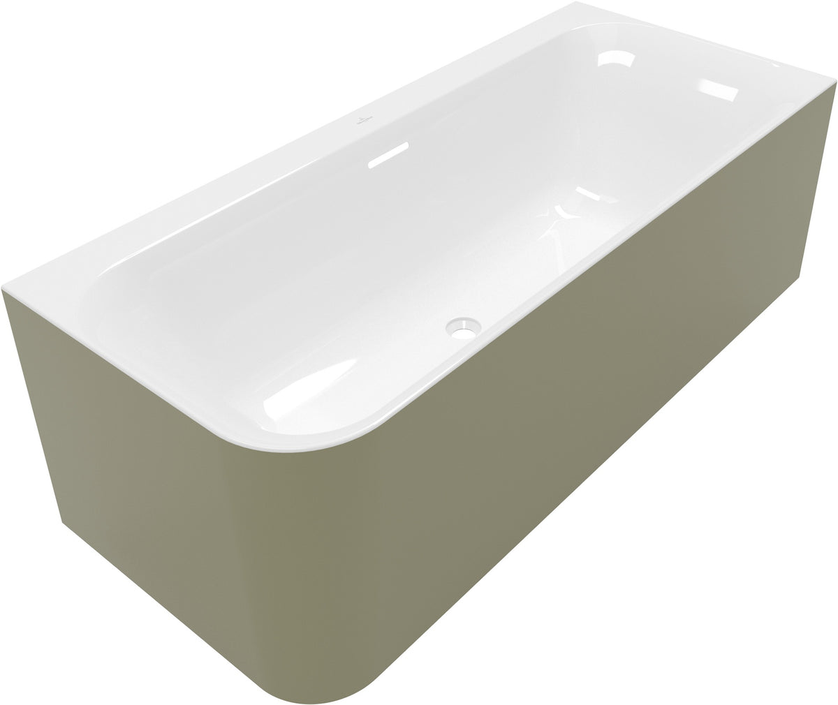Villeroy & Boch Vorwand-Badewanne Loop & Friends UBA 180LSF9CLBCV 1800x800mm Weiß Alpin