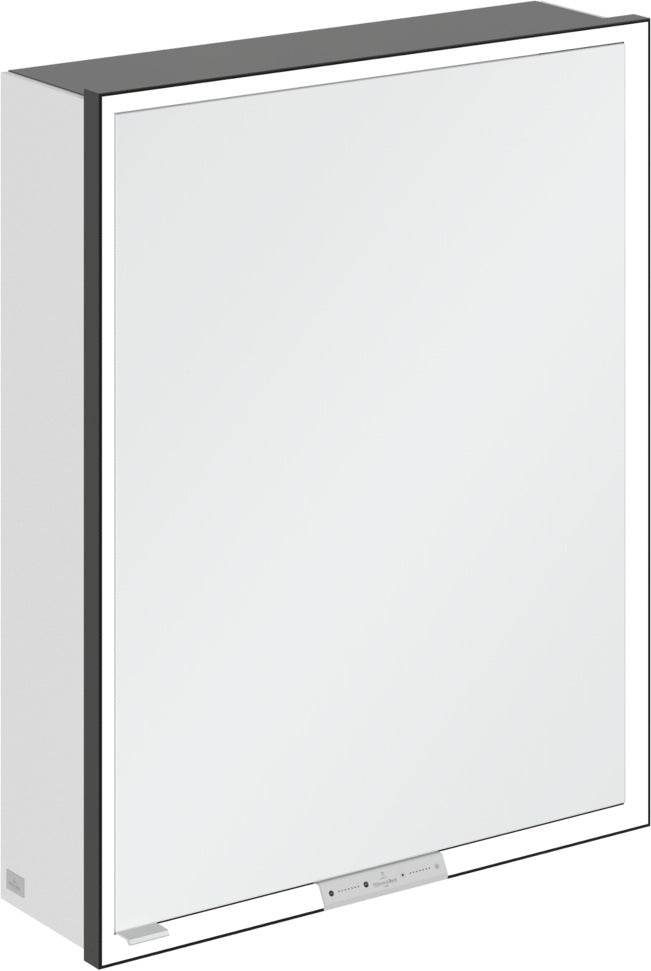 Villeroy & Boch Spiegelschrank My View+ B48110 1000 mm Graphite mit LED-Beleuchtung und SoftClosing