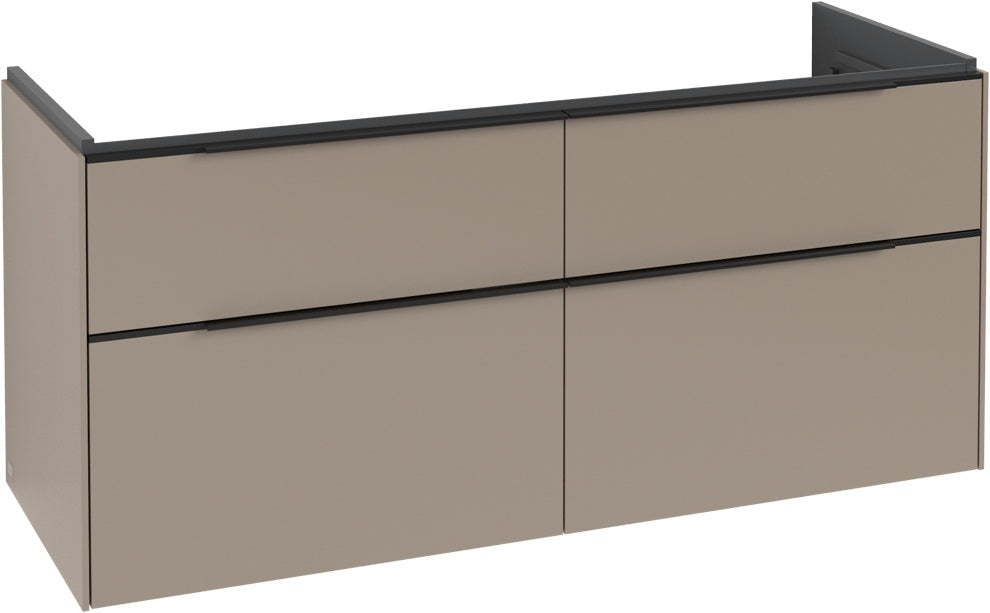Villeroy & Boch Waschtischunterschrank Subway 3.0 C 602L0, 1272 mm, Brilliant White, mit LED-Beleuchtung