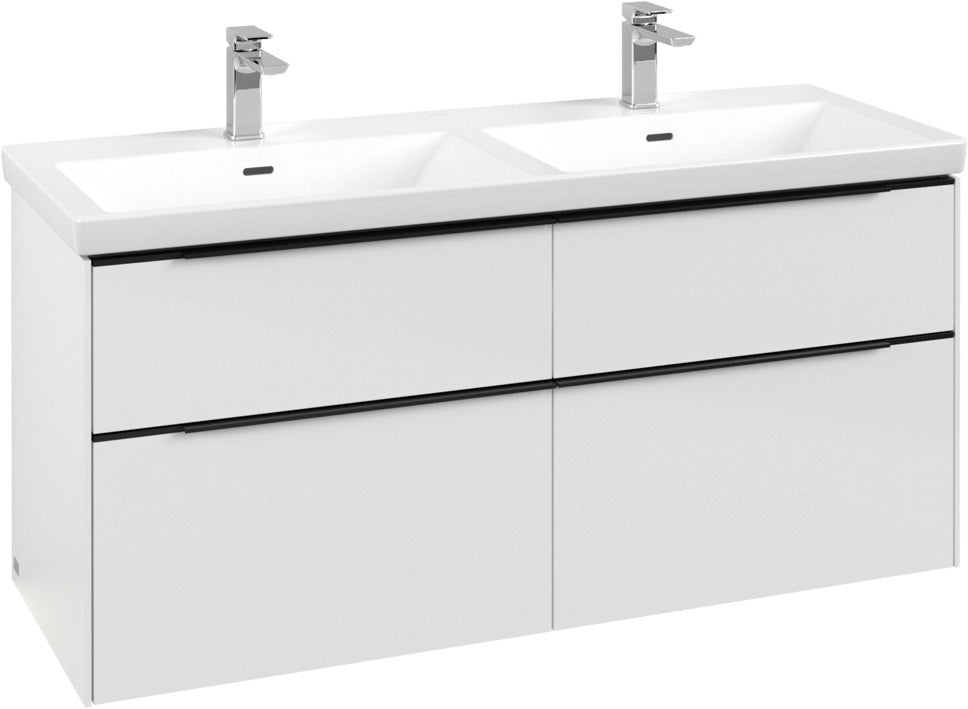 Villeroy & Boch Waschtischunterschrank Subway 3.0 C 568L0 1272 mm Brilliant White mit LED