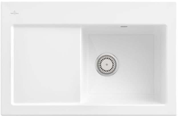 Villeroy & Boch Subway 45 Einbauspüle 780x510mm Keramik Ivory CeramicPlus