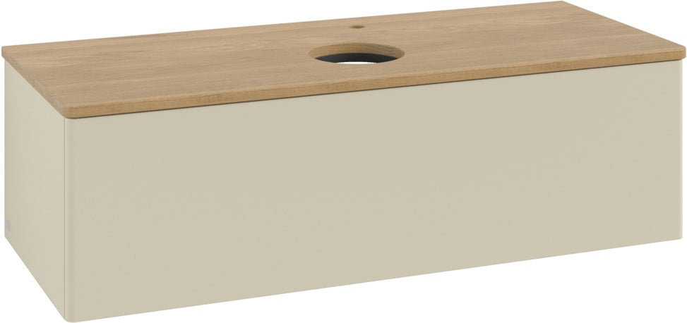 Villeroy & Boch Antao Waschbeckenunterschrank 1200 mm Anthrazit Matt Lack – Mit Auszug & Push-to-Open