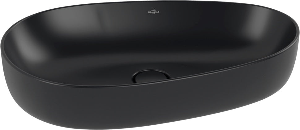 Villeroy & Boch Aufsatzwaschbecken Antao 4A7240 asymmetrisch Almond CeramicPlus 400 mm