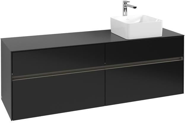 Villeroy & Boch Waschtischunterschrank Collaro C051 B0 1600 mm Glossy White mit LED-Beleuchtung