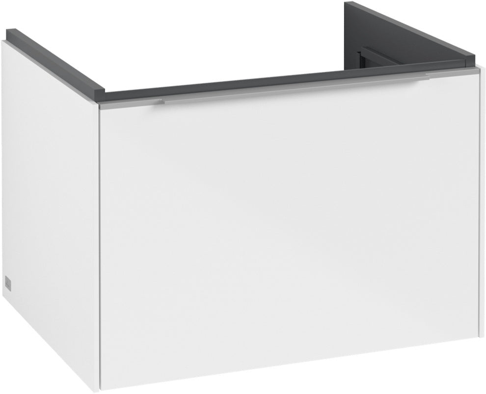 Villeroy & Boch Subway 3.0 Waschtischunterschrank C57500, 622 mm, Brilliant White, mit SoftClosing-Auszug