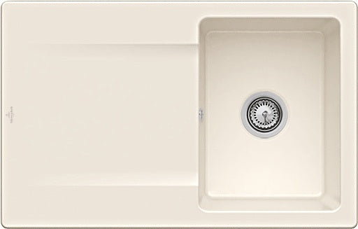 Villeroy & Boch Siluet 45 flat Einbauspüle 780x490mm Weiß Alpin CeramicPlus