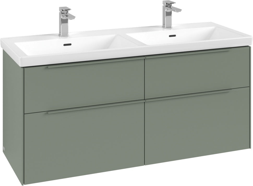 Villeroy & Boch Waschtischunterschrank Subway 3.0 C 568L0 1272 mm Brilliant White mit LED