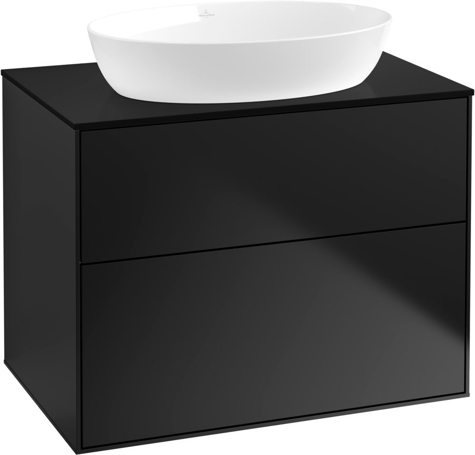 Villeroy & Boch Waschtischunterschrank Finion G9920 800 mm Glossy White Lacquer mit Beleuchtung