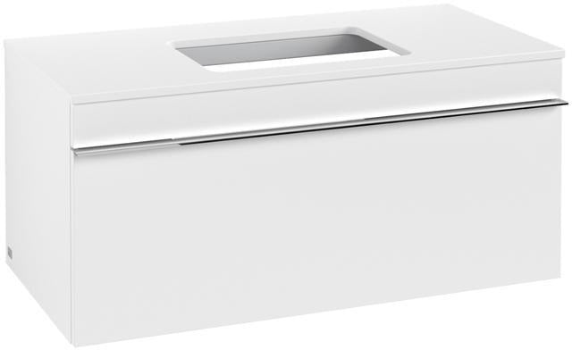 Villeroy & Boch Venticello Waschtischunterschrank 957 mm Glossy White mit Auszug