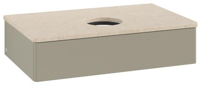 Villeroy & Boch Waschtischunterschrank Antao 800 mm Glossy White Lacquer mit LED-Beleuchtung